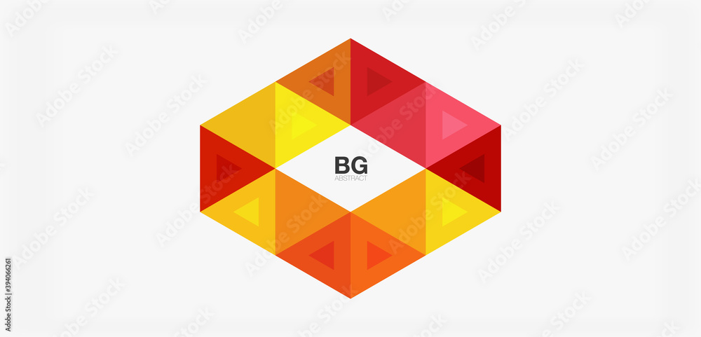 Mosaic triangle pattern abstract background for cover, banner, flyer and poster and other template Mosaic triangle pattern abstract background for cover, banner, flyer and poster and other template
