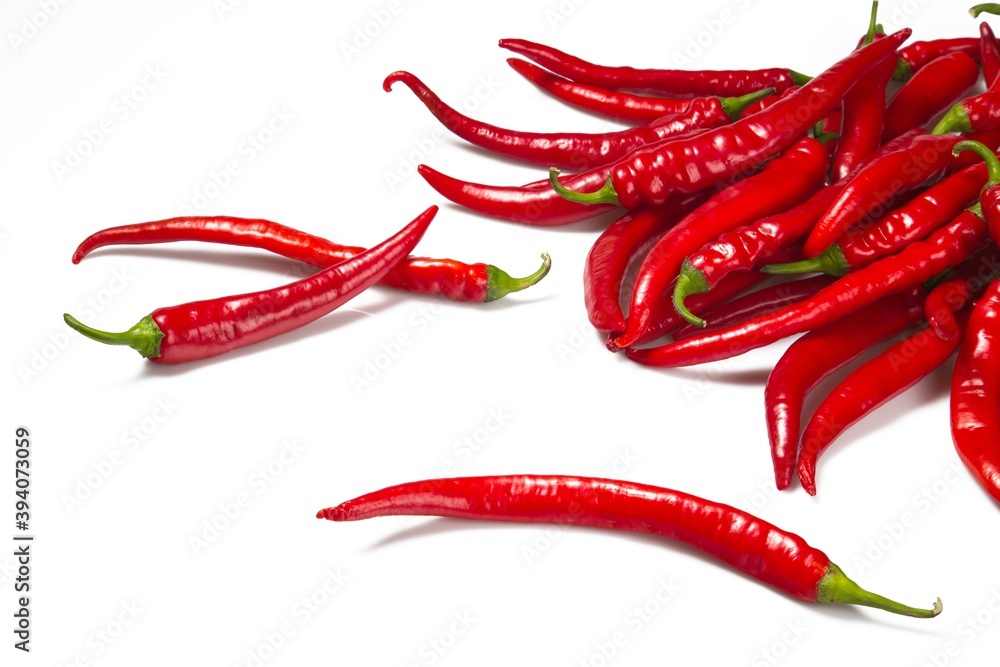 Hot red chili peppers Hot red chili peppers