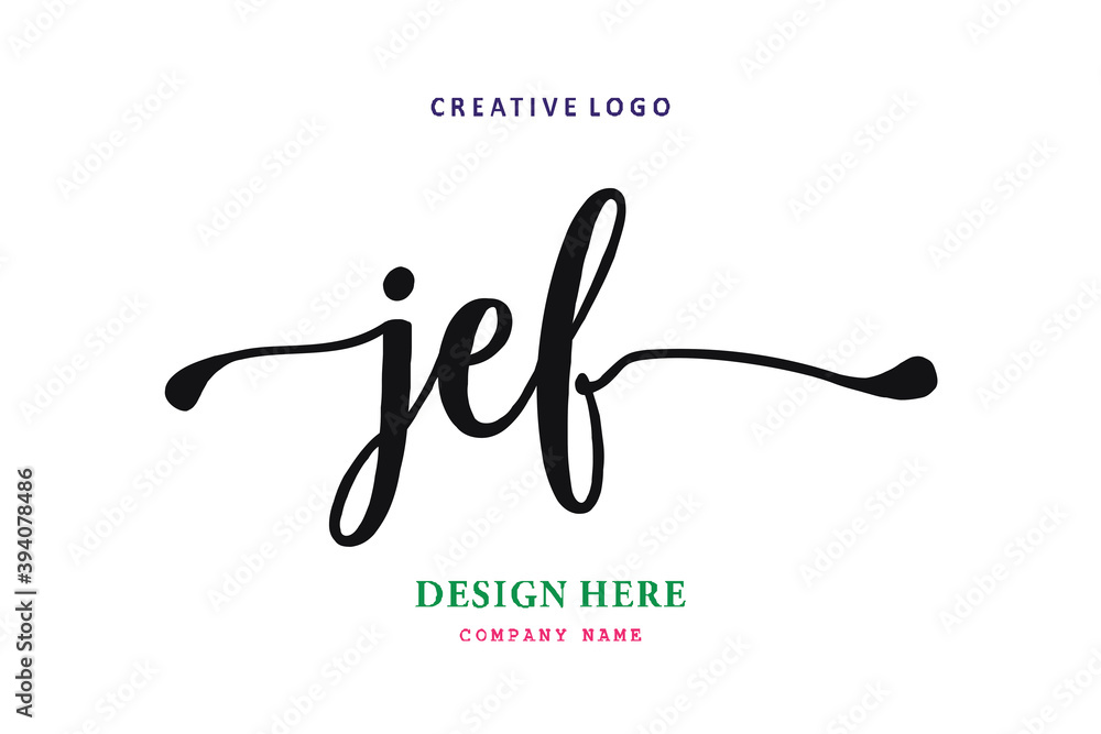 JEF lettering logo is simple, easy to understand and authoritative JEF lettering logo is simple, easy to understand and authoritative