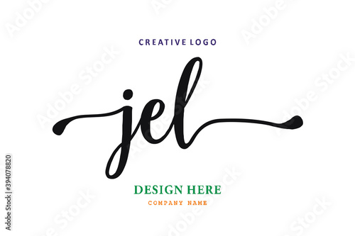JEL lettering logo is simple, easy to understand and authoritative