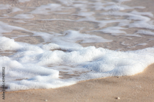 waves on the beach
