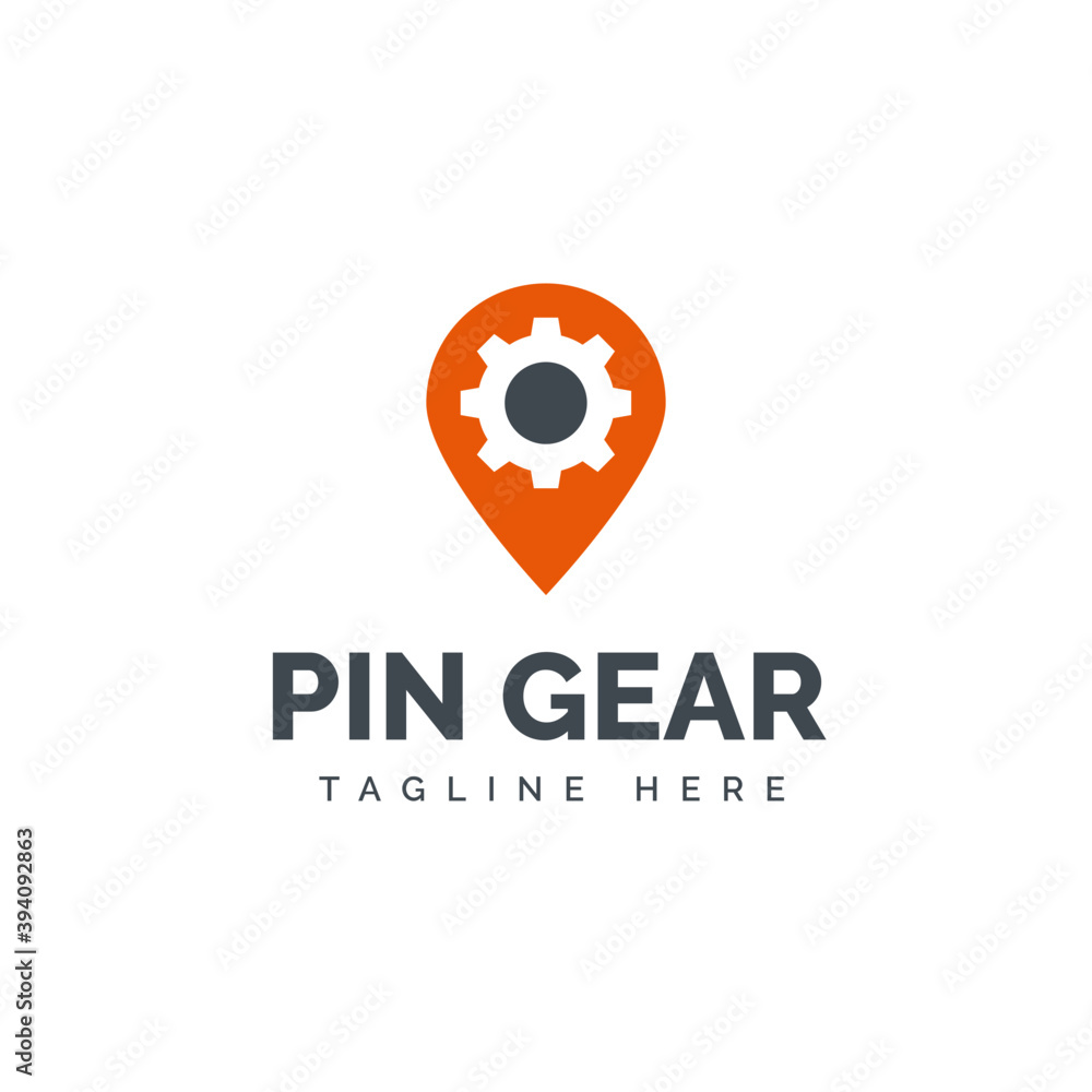 Pin Gear Logo Pin Gear Logo