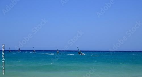 Compétition de windsurf aux îles Canaries © joël BEHR