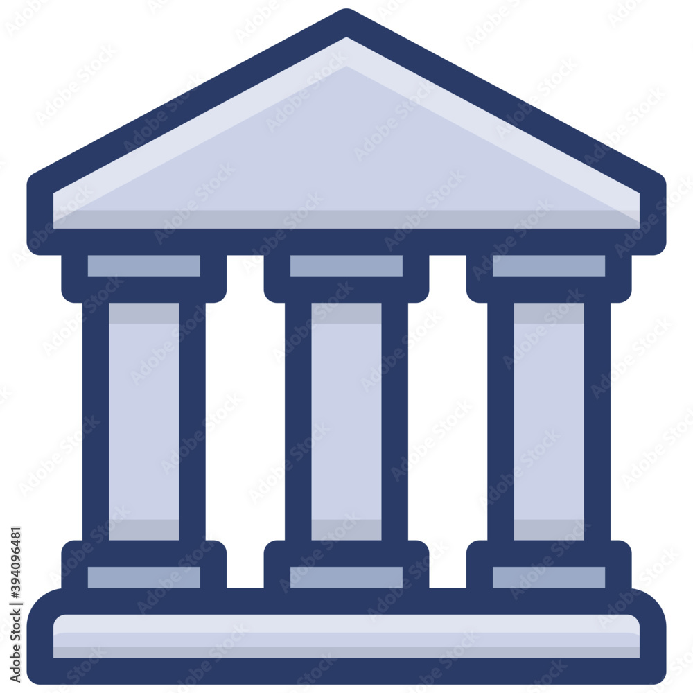 Bank Building Vector 