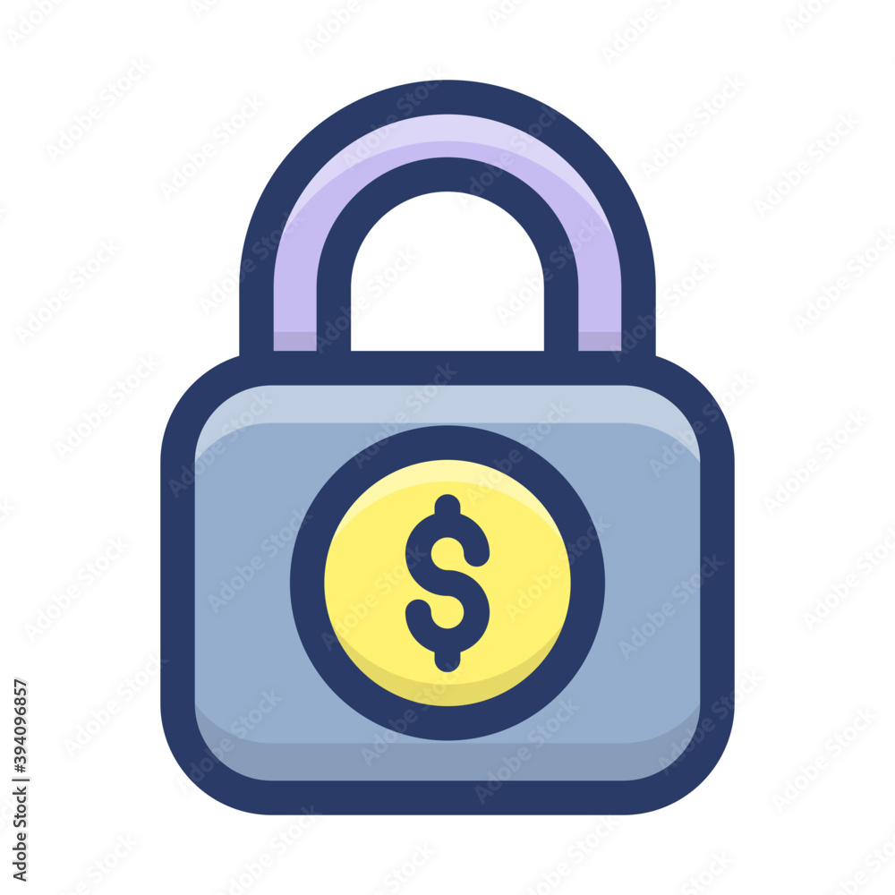 Financial Security Lock Financial Security Lock