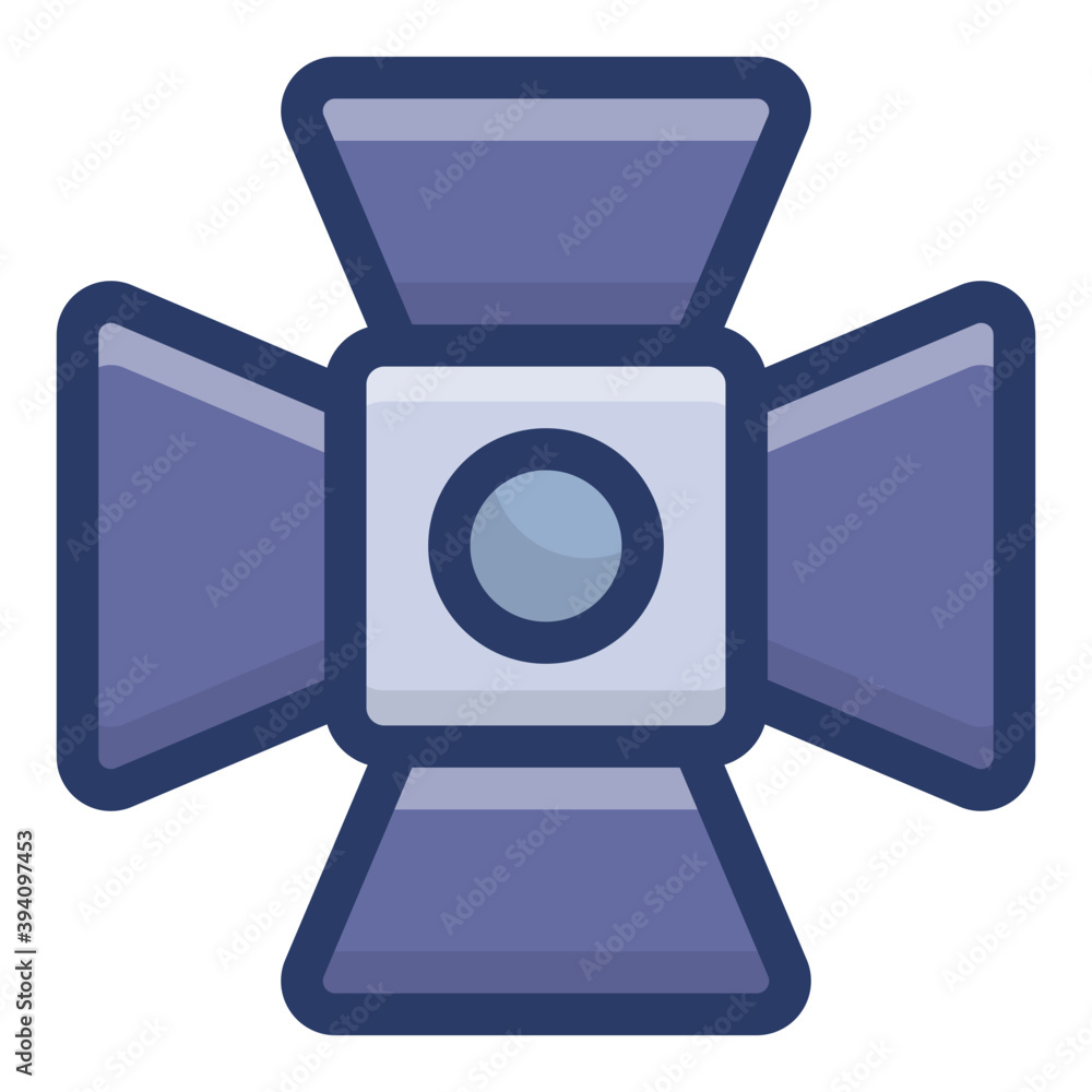 Spotlight Flat Vector Spotlight Flat Vector