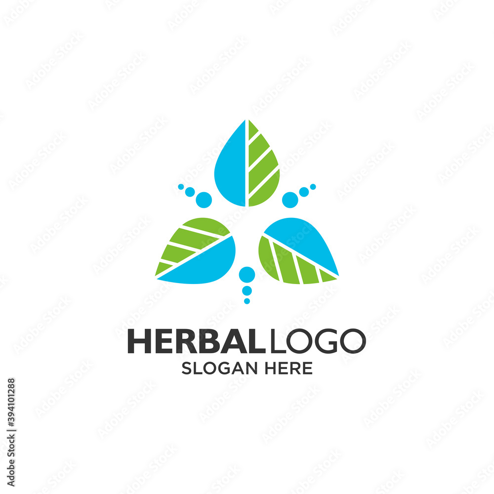 leaf and water for hidroponic community logo design leaf and water for hidroponic community logo design