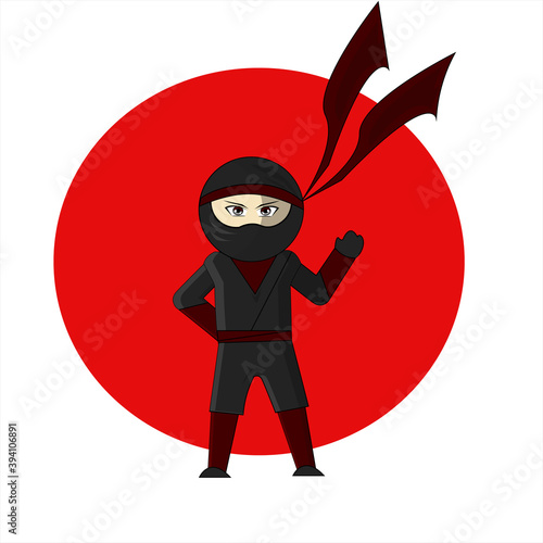 ninja with a mask, superhero with a mask