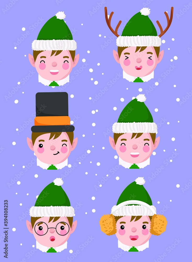 Christmas Elf Vector Christmas Elf Vector
