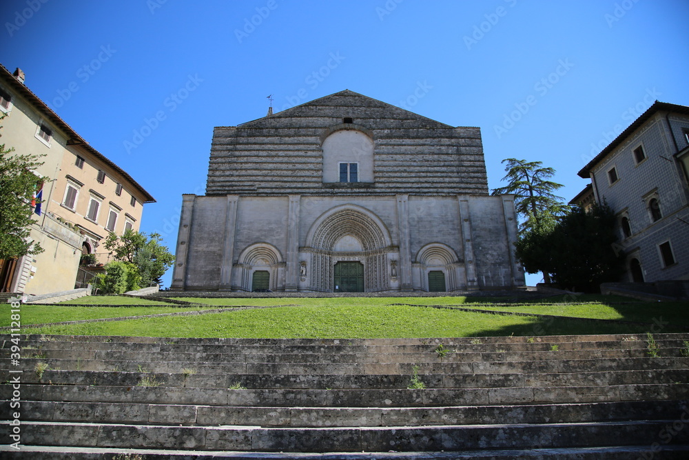 Sant Fortunato Church in the city of Todi, Italy
