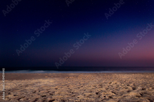 beach at night