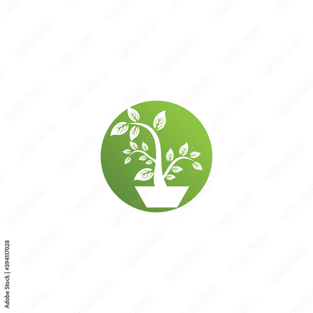 Leaf ecology Logo Template vector Leaf ecology Logo Template vector