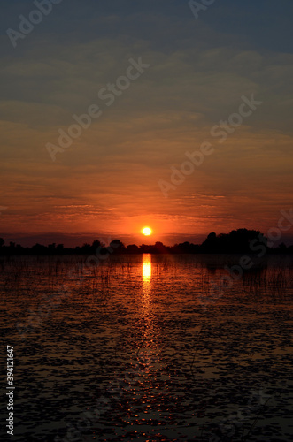 sunset over the delta © Lelani