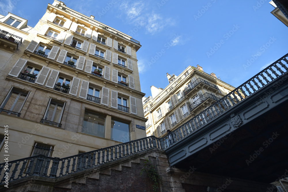 Immeubles à Paris, France