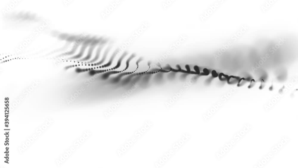 dot particules wave space design surface seamless loop