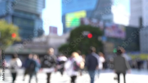 Wallpaper Mural 新型コロナ　第3波　到来　東京　渋谷スクランブル交差点　2020年11月 Torontodigital.ca