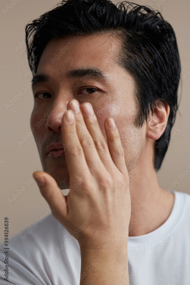Mature man skin hydration Mature man skin hydration