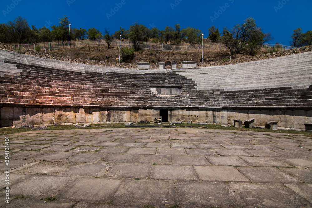Fototapeta premium Ancient Roman ruins in Bitola, North Macedonia