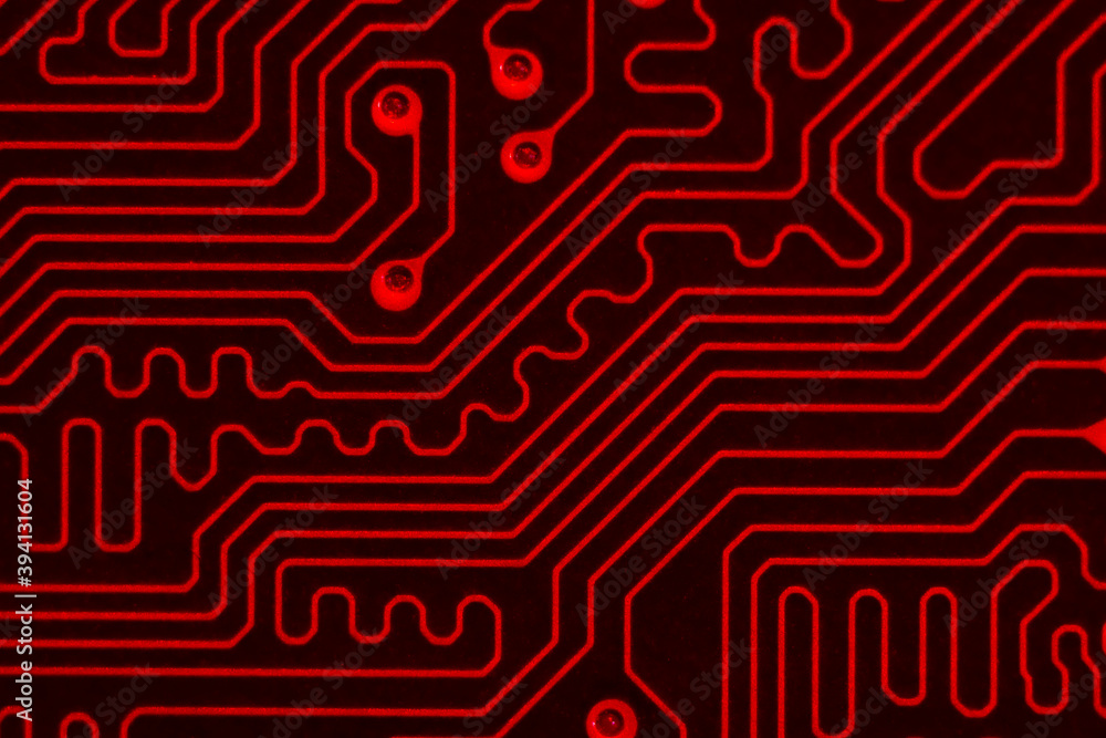 Abstract red circuit board background Abstract red circuit board background