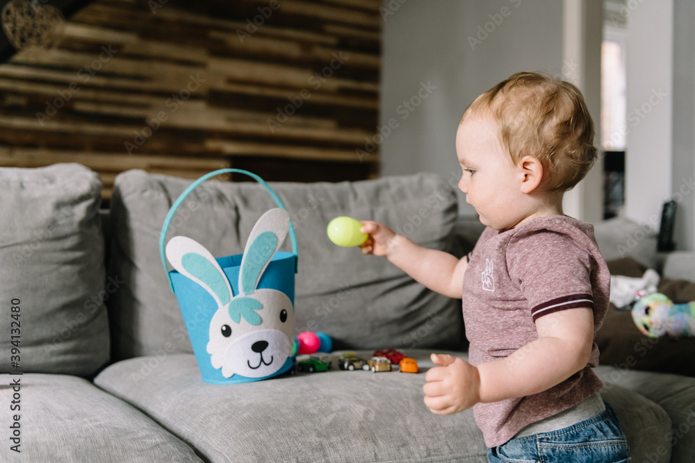Toddler boy easter egg hunt Toddler boy easter egg hunt