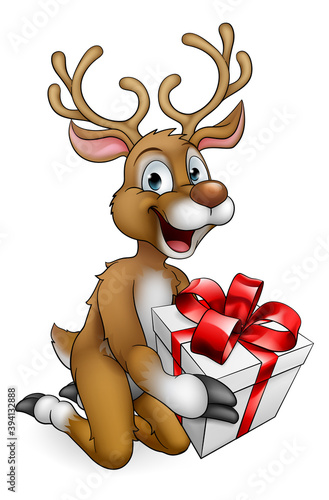 A Christmas Santas reindeer...