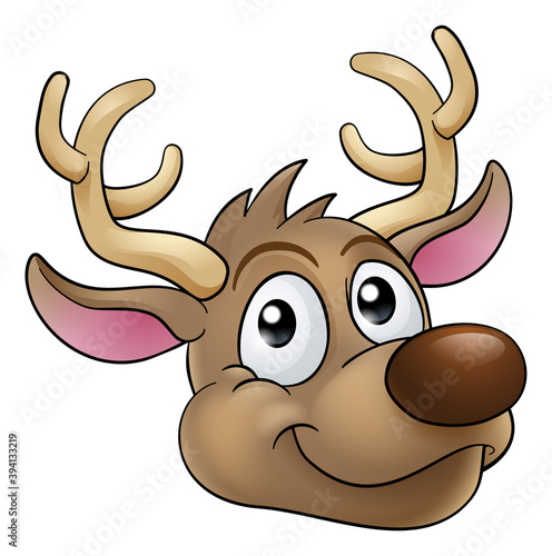 A cute Christmas Santas rei...