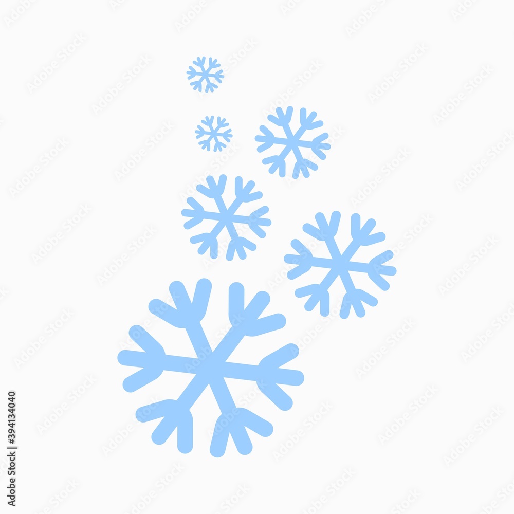 snow flake vector design template . simple snow icon design snow flake vector design template . simple snow icon design