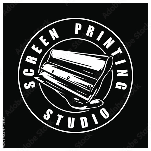 screen printing logo rakel