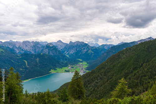 Achensee, Austria in it's beauty surrounded with mountains and cloud © Martin
