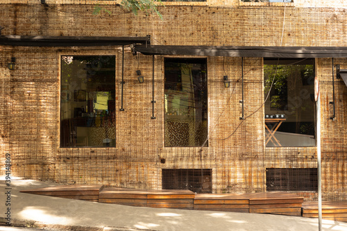 old abandoned building in the city