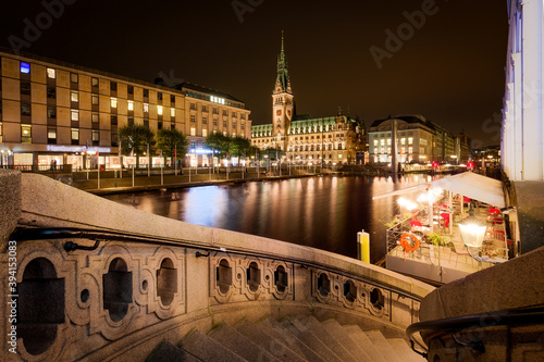 Hamburg town hall photo