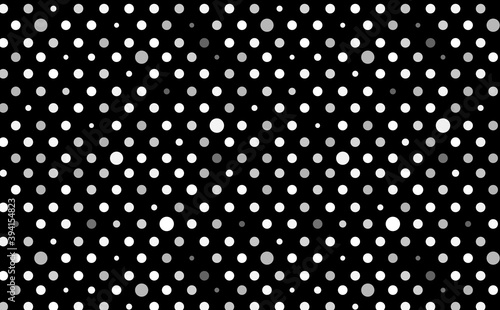 seamless pattern with dots on black background.
