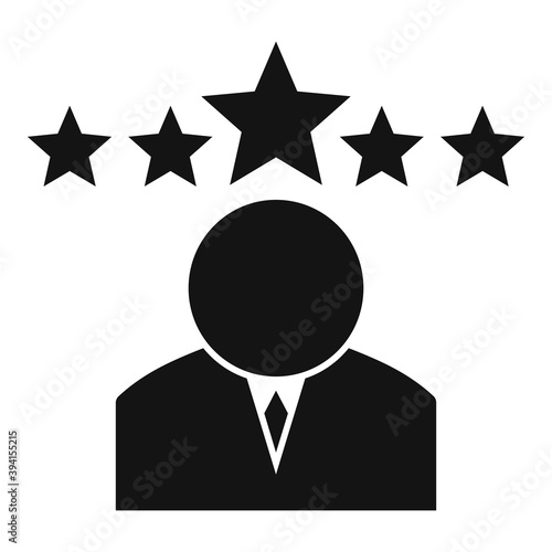 Headhunter icon. Simple illustration of headhunter vector icon for web design isolated on white background