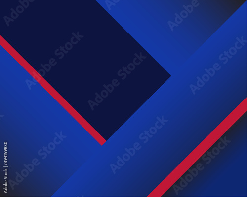 Geometric abstract background in red, blue and dark colors. Easy to edit and animate
