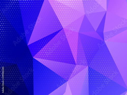 Wallpaper Mural Decorative background with colorful polygon shapes Torontodigital.ca