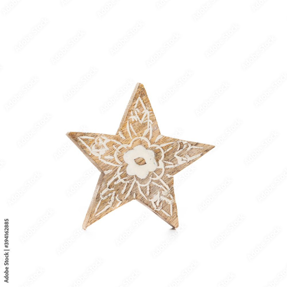 Christmas star isolated on a white background. Christmas star isolated on a white background.