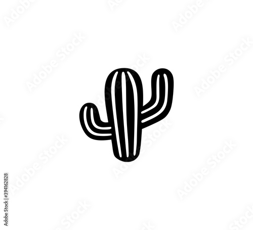 Cactus vector isolated icon illustration. Cactus icon