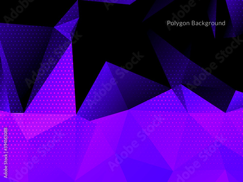 Decorative background with colorful polygon shapes