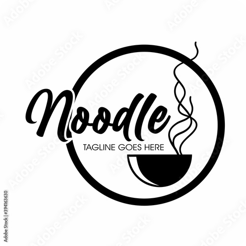 Instant Noodles logo , Asian food noodle logo