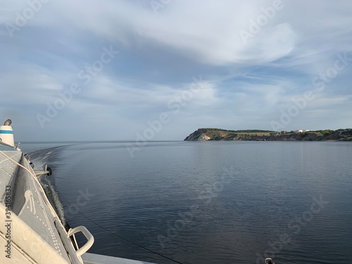 View from a motorboat