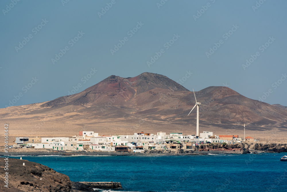 Cityscape in Jandia lighthouse in the South of Fuerteventura,Canary Islands,Spain