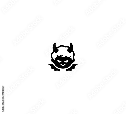 Devil vector isolated icon illustration. Devil icon