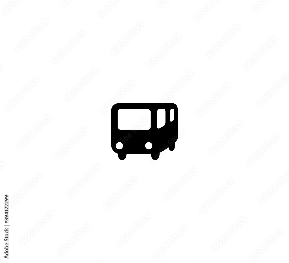 Bus vector isolated icon illustration. Bus icon Bus vector isolated icon illustration. Bus icon