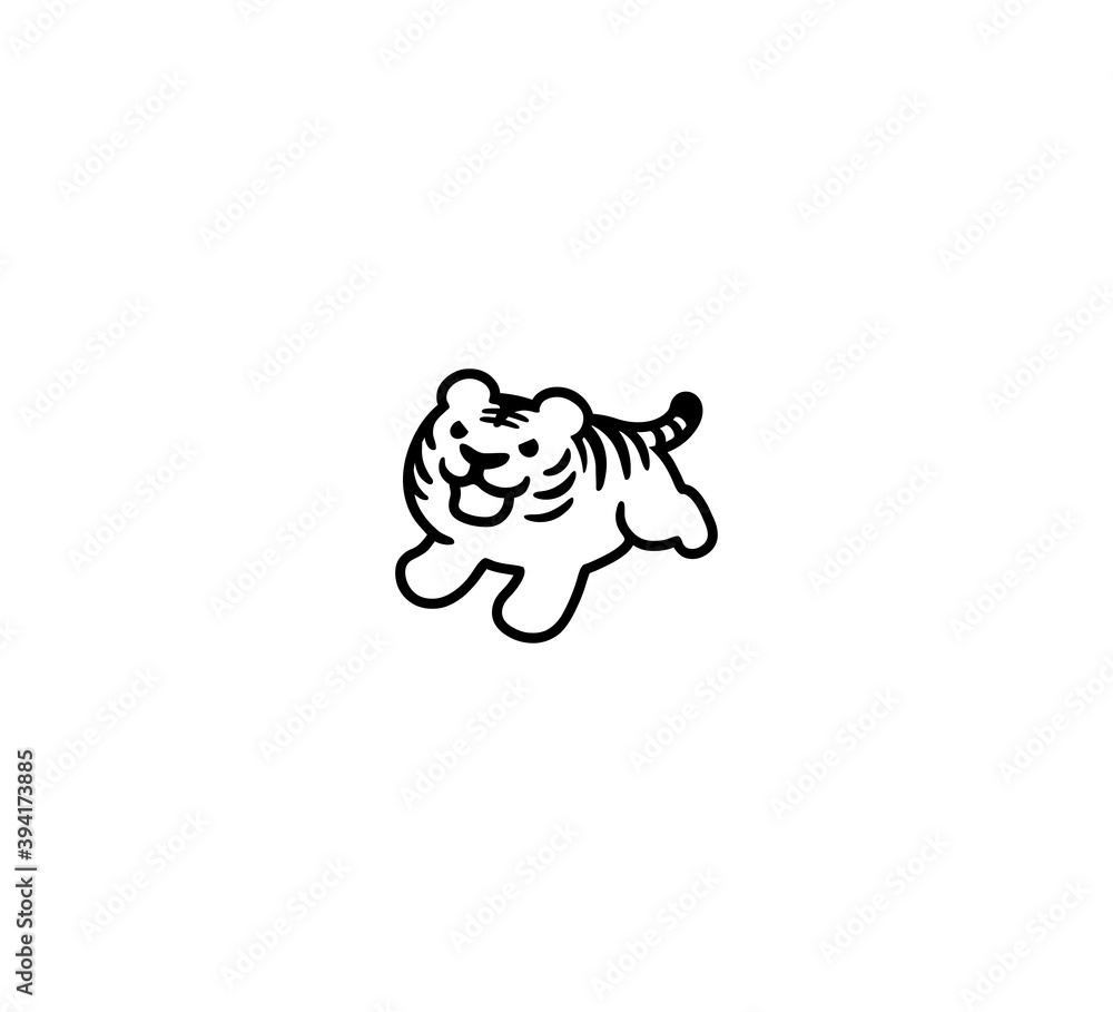 Tiger Vector Icon Tiger vector isolated icon illustration. Tiger icon Stock Vector ...