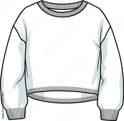 sweater design for kids. vector sketch