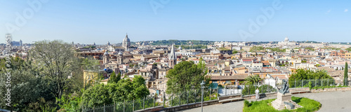 aerial view of Rome from the Belvedere