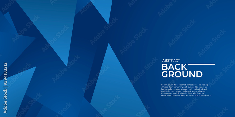 Modern 3D blue abstract presentation background Modern 3D blue abstract presentation background