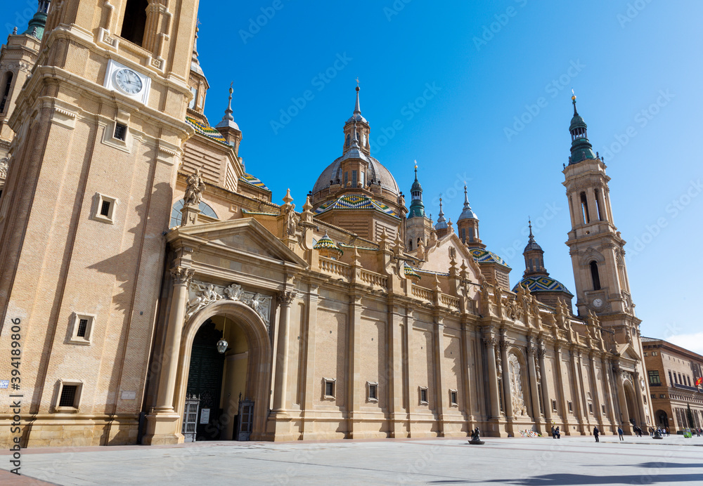 Zaragoza - The cathedral  Basilica del Pilar.