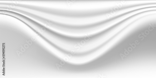Silk background with ripples and curves dripery