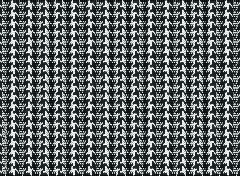 white vector hounds tooth pattern